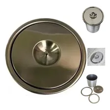 Lixeira Embutir No Granito 3 Litros Inox 304 Não Enferruja Foto mini 1