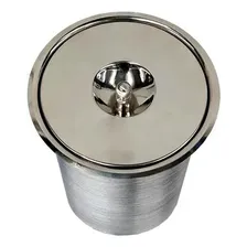 Lixeira Embutir No Granito 3 Litros Inox 304 Não Enferruja Foto mini 2