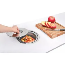 Lixeira Embutir Tramontina Clean Round Inox Baldeplastico 5l Foto mini 1