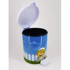 Lixeira Infantil Pedal 4,5l C/ Recip Plástico Masculina Azul Foto mini  2