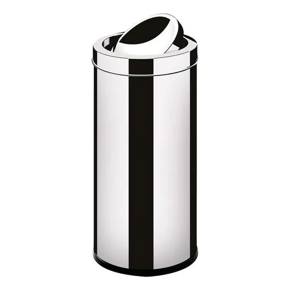 Lixeira Inox 9 L Com Tampa Basculante Martinazzo Foto 1