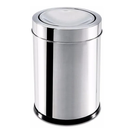Lixeira Inox Basculante 5 Litros Foto 1