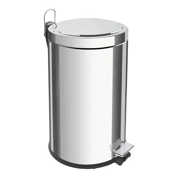 Lixeira Inox C/ Pedal 12l Tramontina Foto 1