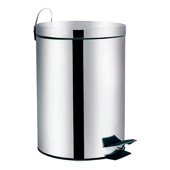 Lixeira Inox Com Pedal 5l Foto 1