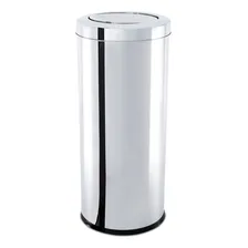 Lixeira Inox Com Tampa Basculante Decorline Lixeira Brinox Foto mini 1