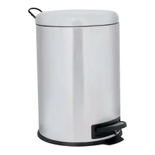 Lixeira Mor Safira Inox 12 Litros Cinza Foto mini 1