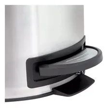 Lixeira Mor Safira Inox 12 Litros Cinza Foto mini 2