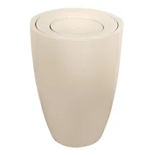 Lixeira Multiuso 100l Fibra De Vidro Astra Bege Claro Cdwt Foto  mini 1