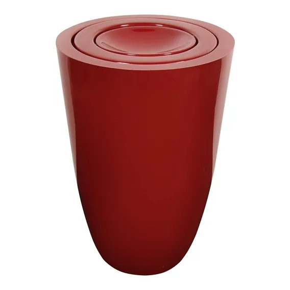 Lixeira Multiuso 50l Fibra De Vidro Astra Vermelho Ia Foto 1