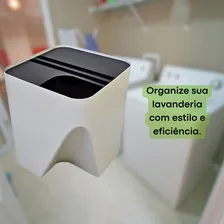 Lixeira Para Reciclagem 25 Litros Tampa Aberta - Branca Foto mini 4