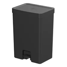 Lixeira Pedal Duplo Compartimento 30l Fechada Trium Cor Preto Foto mini 4