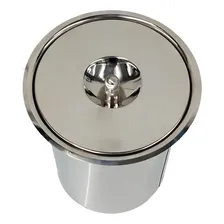 Lixeira Pia Cozinha Embutir Granito Inox 3 Litros Foto mini  2