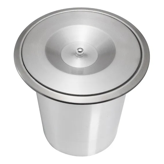 Lixeira Pia Cozinha Embutir Granito Inox 3 Litros Foto 1