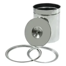 Lixeira Pia Cozinha Embutir Granito Inox 3 Litros Foto mini 4
