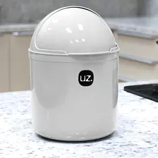 Lixeira Plástica De Cozinha Pia Com Tampa Capacete Uz Foto mini  2