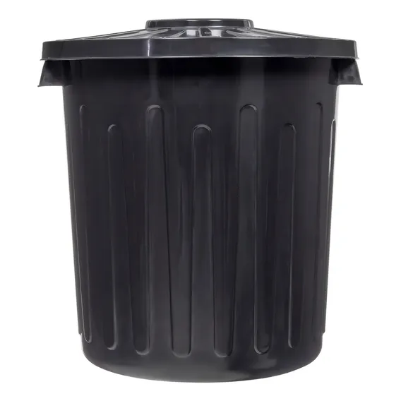 Lixeira Preta 30l Agraplast Eco Foto 1