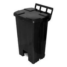 Lixeira Quadrada Plastica De 100 Litros Com Roda E Pedal Foto  mini 1