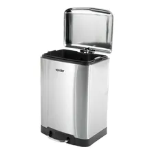 Lixeira Retangular Inox Vonder 12 Litros Foto mini 2