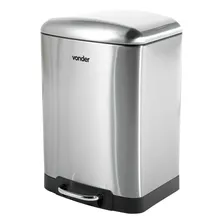 Lixeira Retangular Inox Vonder 12 Litros Foto mini 1