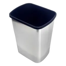 Lixeira Tampa Click Label Inox Banheiro Cozinha 9lts C/ 12un Foto mini 1