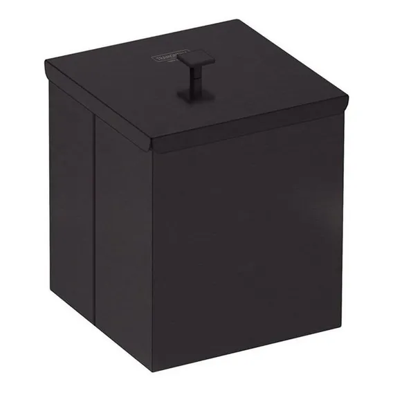 Lixeira Tramontina Luz Quadrada Black Matte 4,5l Foto 1