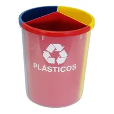 Lixeiras Recicláveis Coleta Seletiva 3 Divisórias Mix3 Foto mini 1