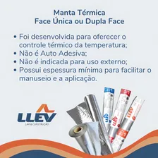 Llev Manta térmica dupla face premium bopp 50m 1 fita Foto mini 2