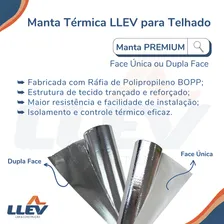 Llev Manta térmica dupla face premium bopp 50m 1 fita Foto mini 3