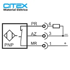 Lm18-3005pb Sensor Indutivo Faceado 6~36vcc Pnp Foto mini 4