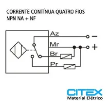 Lm30-3015nc Sensor Indutivo Não Faceado 10-30vdc Na+nf 15mm Foto mini 3