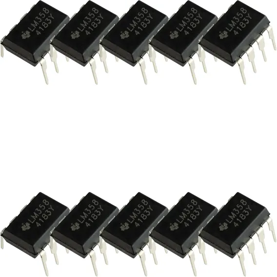 Lm358 Circuito Integrado Lm 358p 358 / Lm 358 - 10 Peças Foto 1