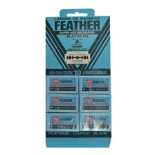 Lâmina Barbear Platinum 60 Peças - Feather Foto mini 1