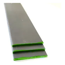 Lâmina Chapa Aço 5160 6,35mm X 101,60mm X 120cm Cutelaria Cor Cinza-escuro Foto mini 2