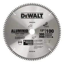 Lâmina De Serra Esquadria Dewalt P/ AlumĂnio 12'' 100 Dentes Foto mini 1