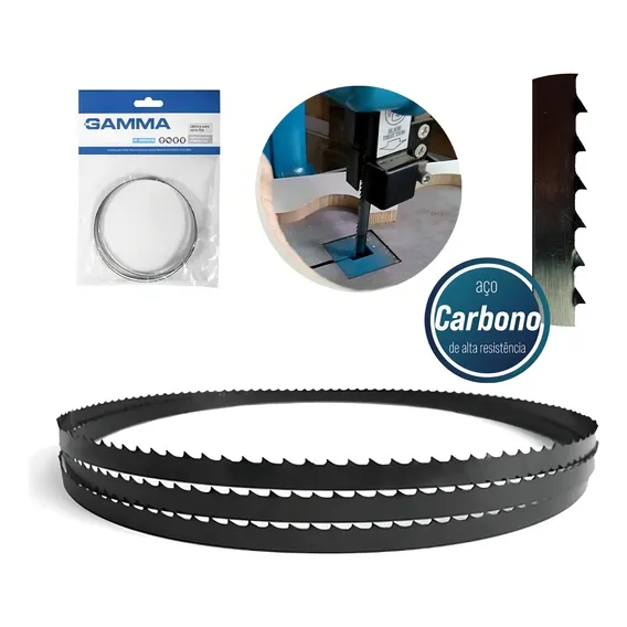 Lâmina De Serra Fita 1080mm X 3mm X 14d Acg121 Gamma Foto 1