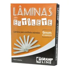 Lâmina Estreita 9mm Refil Estilete - Total 100 Lâminas Foto mini 1