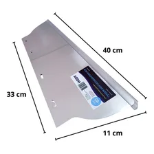 Lâmina Faca Aço Inox P/ Desempenadeira Tipo Berox 40cm Hoda Foto mini 4