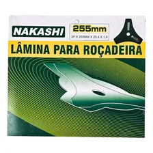 Lâmina Faca Roçadeira 255x25,4 3 Pontas Nakashi Foto mini 2