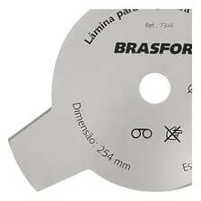 Lâmina Para Roçadeira 3 Pontas 3 X 254 Mm - 7347 Brasfort Foto mini 2