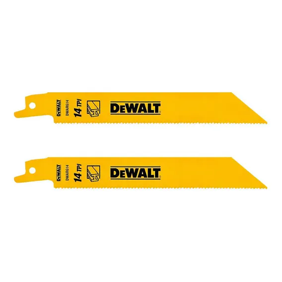 Lâmina Para Serra Sabre 6 Pol 14 Dentes 2 Peças Dw4808-2 Dewalt Foto 1
