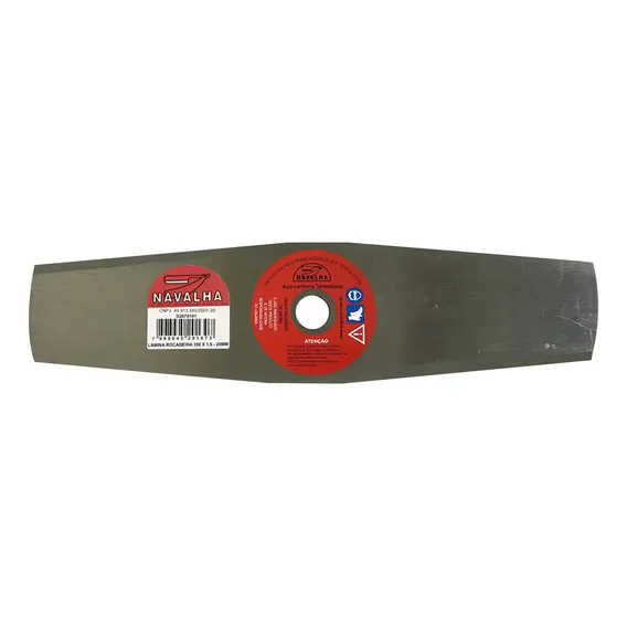 Lâmina P/roçadeira 2 Pontas 350mmx1,6x20mm D2670101 Navalha Foto 1