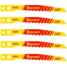 Lâmina Serra Tico-tico 65mm 6 Dentes 5und Starrett - Bs-36 Foto mini 1