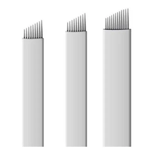 Lâmina Tebori Micropigmentação Lamina Microblading Kit 10 Un Foto 1