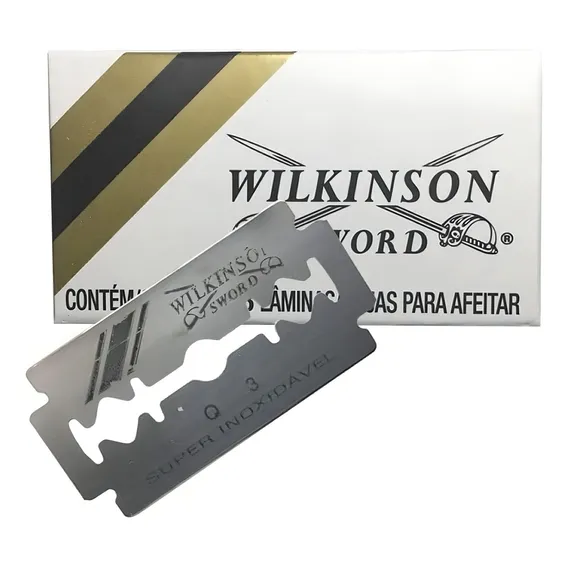 Lâminas De Aço Inoxidável 20x3 Wilkinson Barbear Navalha Foto 1