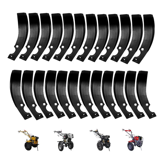 Lâminas Para Mine Trator Motocultivador Diesel 24 Peças Z44 Foto 1