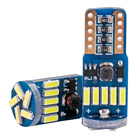 Lâmpada 15 Leds Jr8 Pingão/t10 Canbus 12v Par Foto 1