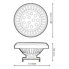 Lâmpada Ar 111 Led 12w 12v G53 Branco Neutro 4000k Foto mini 3