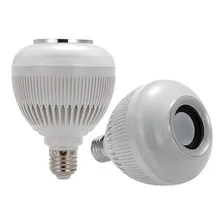 Lâmpada Bluetooth Led Rgb + Som + Controle Remoto Foto mini 4