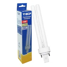 Lâmpada Compacta Fluor Pl 2 Pinos 18w Quente 2700k G24d-2 Luz Branco Quente 110v/220v Foto mini 1