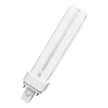 Lâmpada Compacta Fluor Pl 2 Pinos 18w Quente 2700k G24d-2 Luz Branco Quente 110v/220v Foto mini 4